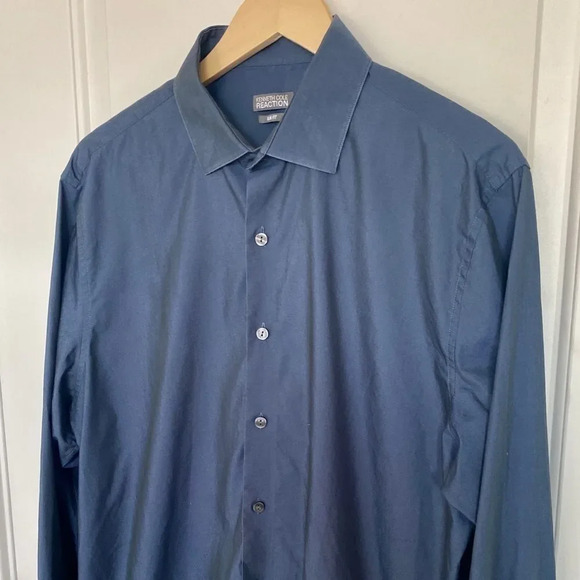Kenneth Cole Slim Fit Button Down Dress Shirt - Picture 2 of 9
